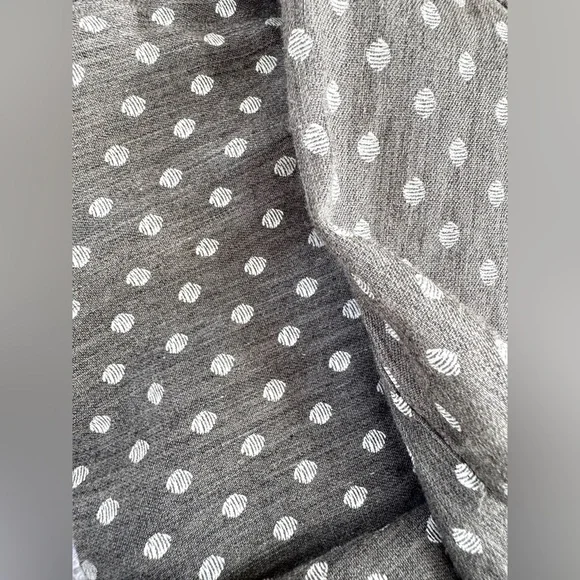 NWT LOFT Petite Small Polka Dot 100% Cotton Long Sleeve Button Down Blouse - Picture 12 of 15